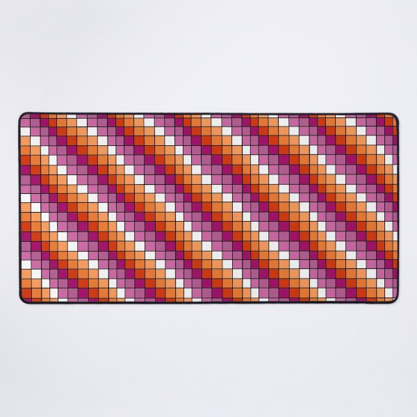 Item preview, Lesbian flag checkered designed and sold by bookwoof.