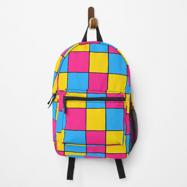 Item preview, Pansexual flag checkered designed and sold by bookwoof.