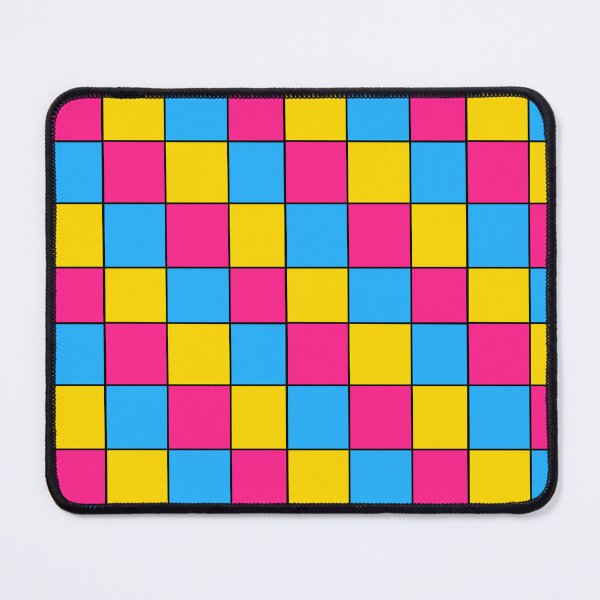 Item preview, Pansexual flag checkered designed and sold by bookwoof.
