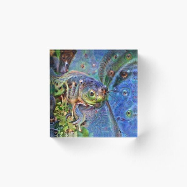 Frog Dream Acrylic Block