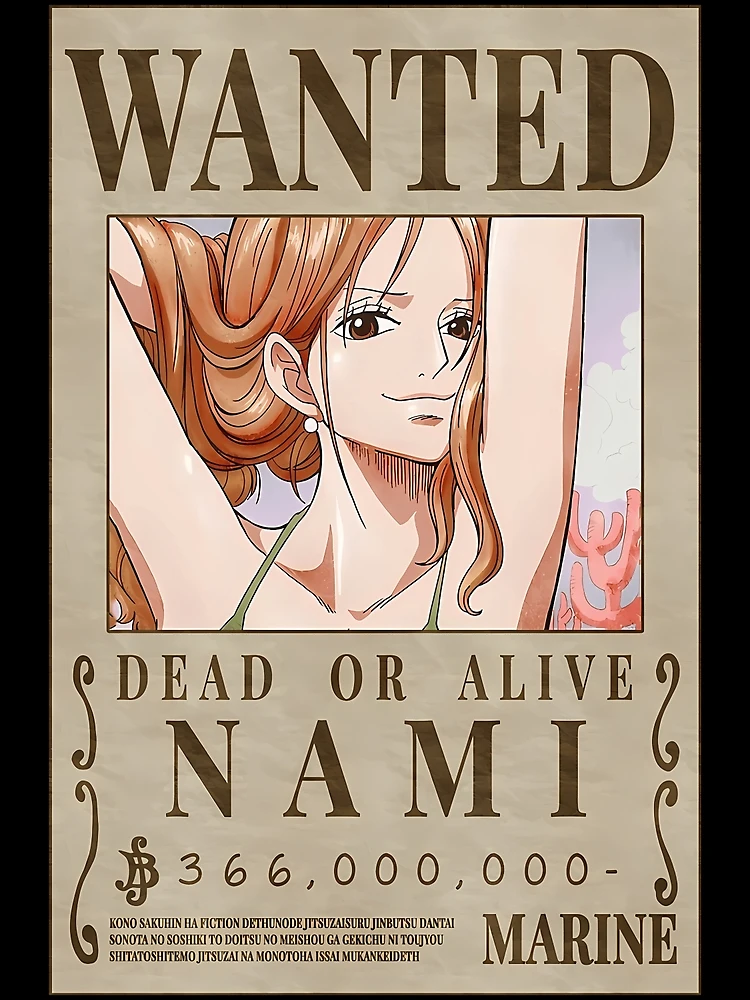 One Piece - Wanted Poster - Nami (New World) 