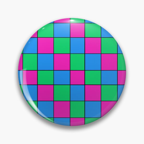 Item preview, Polysexual flag checkered designed and sold by bookwoof.