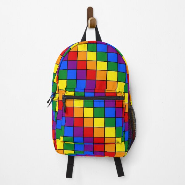 Item preview, Six color pride flag checkered designed and sold by bookwoof.