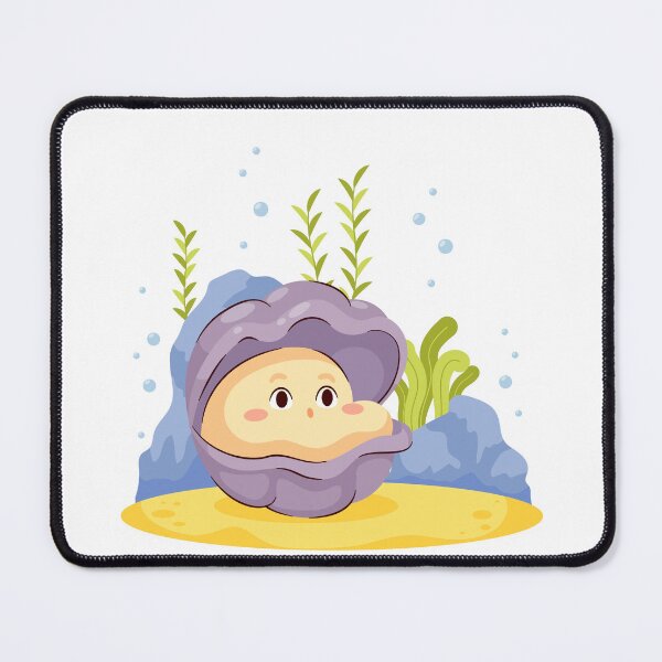 Item preview, Whimsical Hand-Drawn Clam: Embrace Underwater Delights designed and sold by hjian8219.