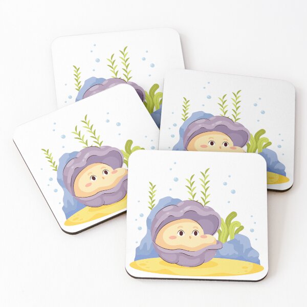 Item preview, Whimsical Hand-Drawn Clam: Embrace Underwater Delights designed and sold by hjian8219.