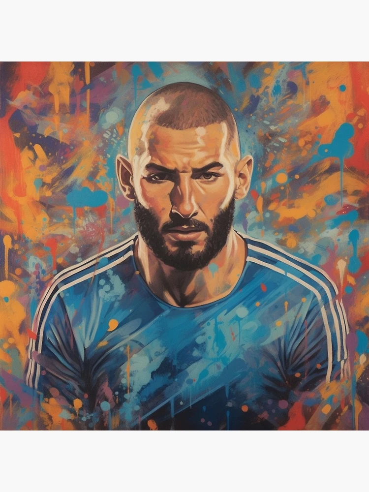 Karim Benzema Real Madrid Football Art Print -  Finland