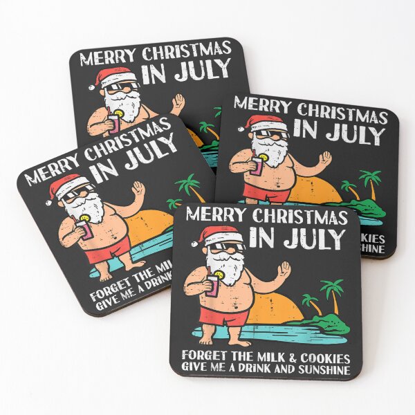 Item preview, Santa Beach Merry Christmas In July Forget Milk Cookies designed and sold by wootenyxxd.