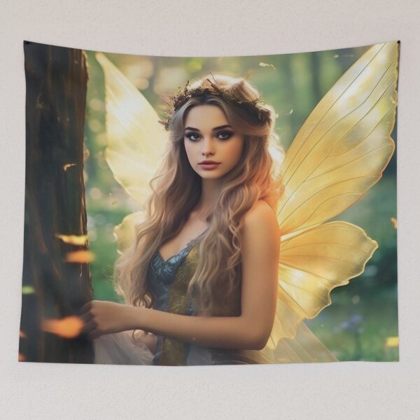 Item preview, Enchanted Reverie: The Fairy Queen's Embrace designed and sold by oanaunciuleanu.