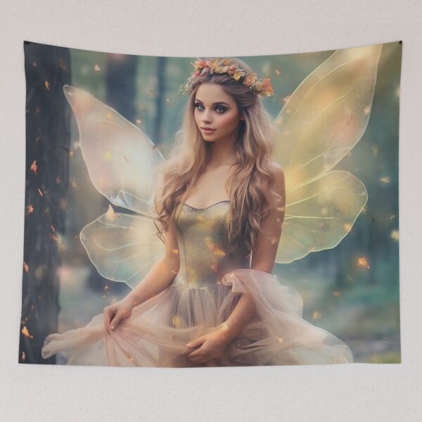 Item preview, Enchanted Reverie: The Fairy Queen's Embrace designed and sold by oanaunciuleanu.