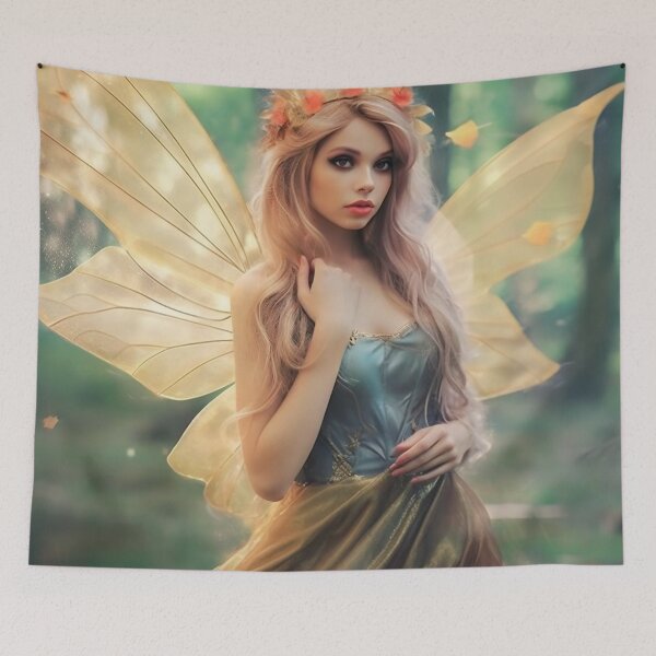 Item preview, Enchanted Reverie: The Fairy Queen's Embrace designed and sold by oanaunciuleanu.