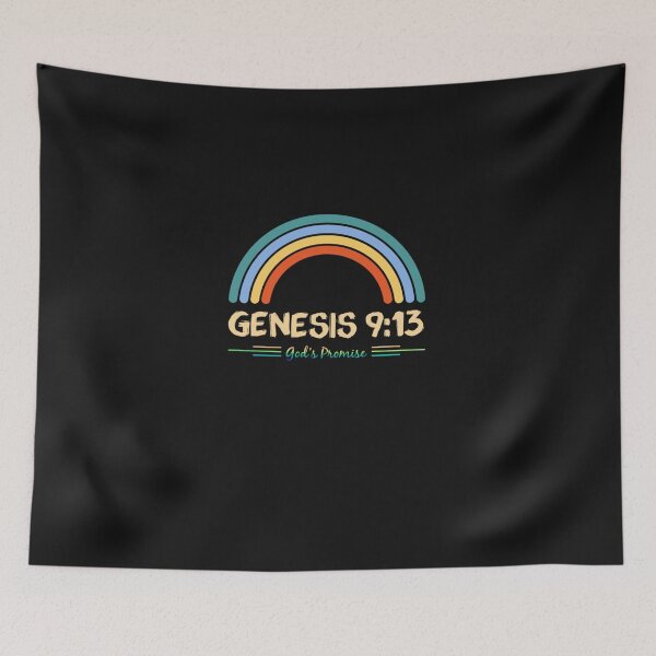 Item preview, Genesis 913 God's Promise Faithfully Rainbow Bible Verse Jesus Church Prayer Religious Christian Go designed and sold by Erickoraneig.