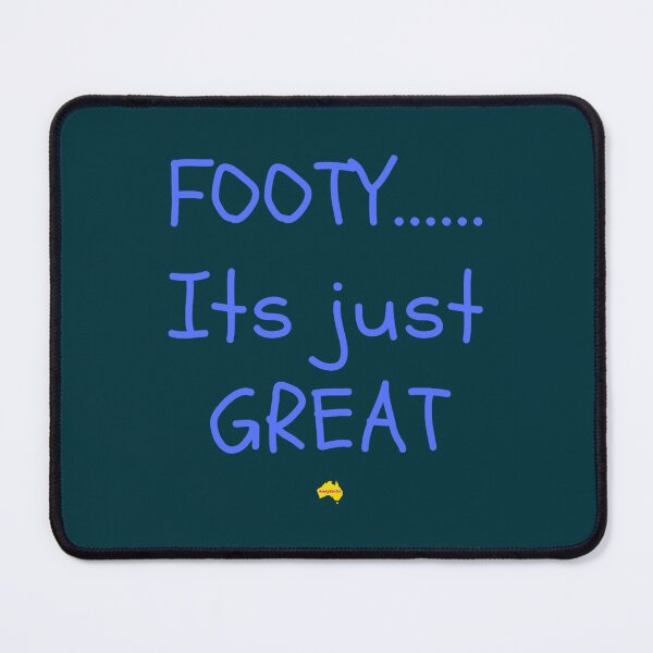 Item preview, FOOTY....Its just GREAT -blue designed and sold by MozemoCrafts.