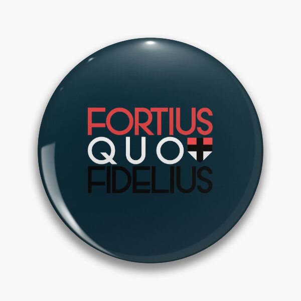 Item preview, Fortius Quo Fidelius - Saints Slogan Design designed and sold by MozemoCrafts.