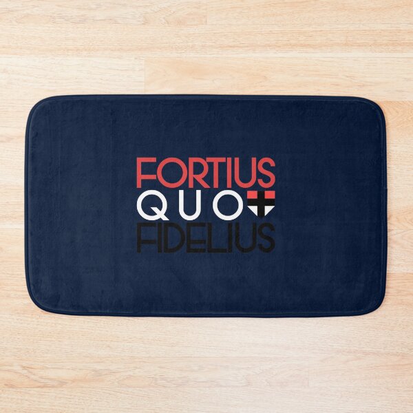 Item preview, Fortius Quo Fidelius - Saints Slogan Design designed and sold by MozemoCrafts.