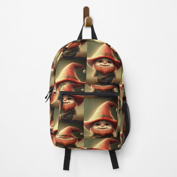 Item preview, The red pixy with the hat and beard on an adventure Graphic  designed and sold by KeshTremblay.