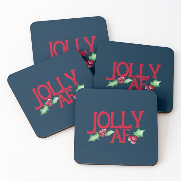 Item preview, Funny Christmas - Jolly AF designed and sold by MozemoCrafts.