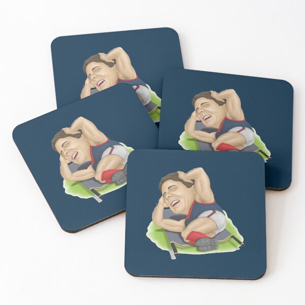 Item preview, Garry Lyon on a Stretcher - Melbourne Demons AFL designed and sold by MozemoCrafts.
