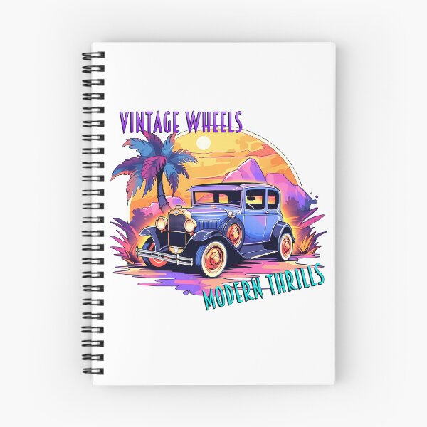Item preview, Ruedas Vintage - Emociones Modernas. Vivid Classic Car Ford Modelo A, Roadster Hot Rod designed and sold by Tabble-Dabble.
