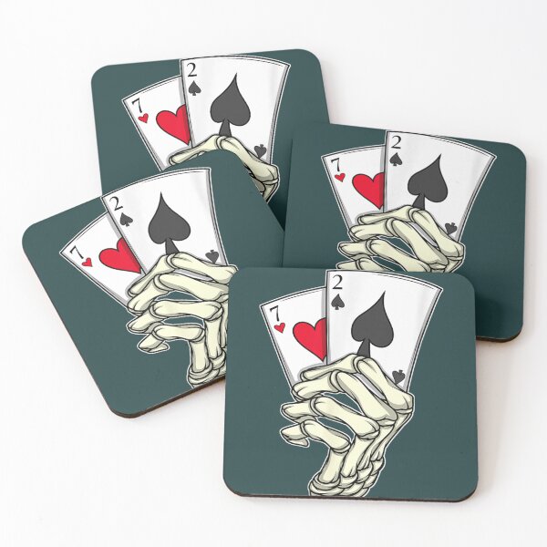 Item preview, Poker S Men 7 2 Skeleton Hand Exas Holdem Poker Player  designed and sold by DorisWLopez.