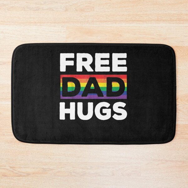 Item preview, Free Dad Hugs Rainbow LGBT Pride Fathers Day&nbsp; Classic   designed and sold by Erickoraneig.