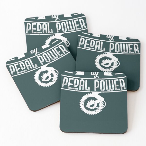 Item preview, Powered By Pedal Power Bicyclist Cycling Cyclist Bicycle  designed and sold by DorisWLopez.