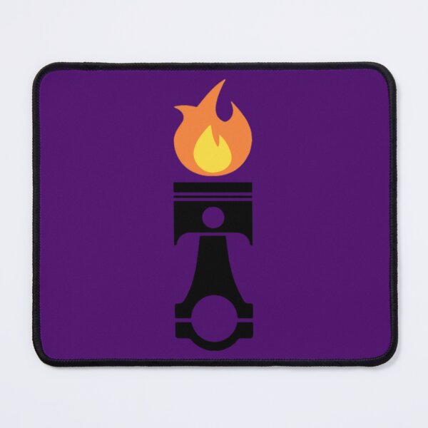 Item preview, Flaming Piston (fire black)   	 designed and sold by iysawolgzo99.