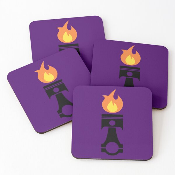 Item preview, Flaming Piston (fire black)   	 designed and sold by iysawolgzo99.
