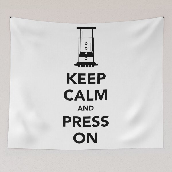 Item preview, Keep Calm and Press On designed and sold by teesaurus.