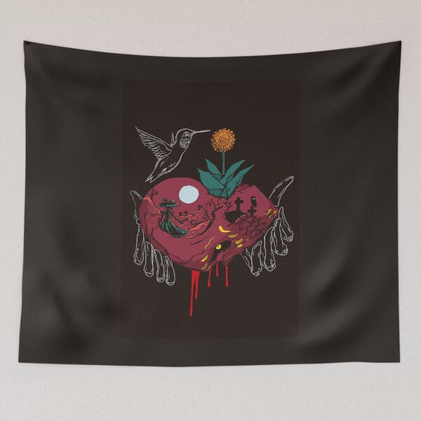 Item preview, Love skull designed and sold by BlackSun Estudio.