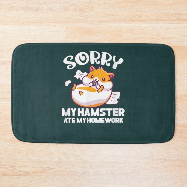 Item preview, Sorry My Hamster Ate My Homework Back O School Kawaii  designed and sold by DorisWLopez.