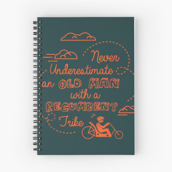 Item preview, Underestimate Old Man Recumbent Rike Bike Bicycle Gift  designed and sold by DorisWLopez.