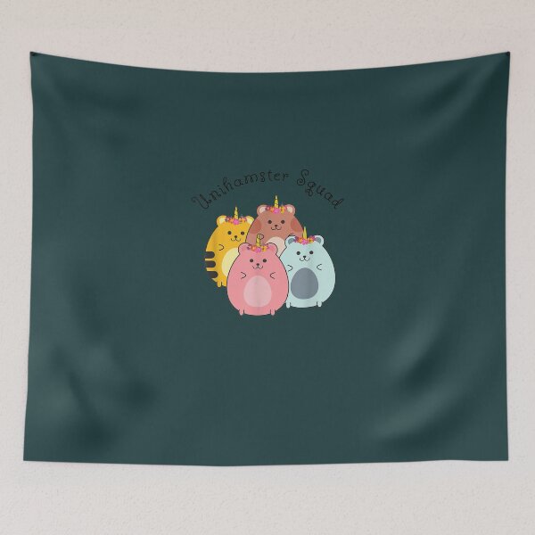 Item preview, Unihamster Squad Goals Adorable Hamster Friends  designed and sold by DorisWLopez.