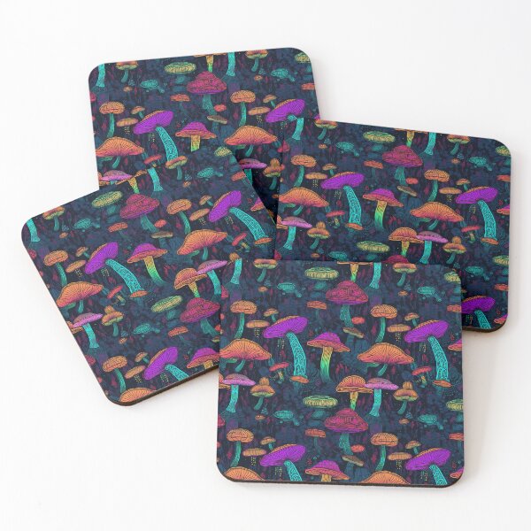 Item preview, Trippy mushrooms art designed and sold by Agraphic_art ..