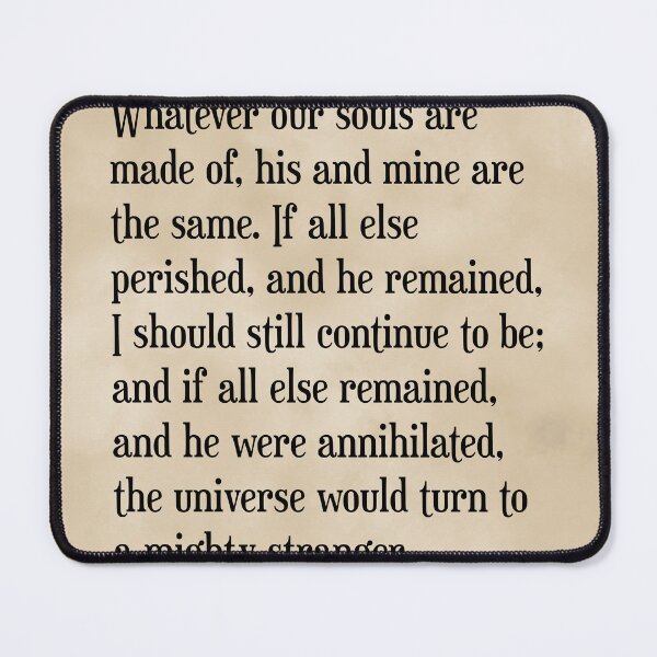 Item preview, He's more myself than I am - Emily Bronte Quote - Literature - Typography Print 3 - Vintage designed and sold by Studio Grafiikka.