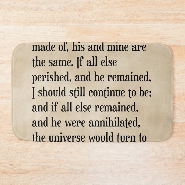Item preview, He's more myself than I am - Emily Bronte Quote - Literature - Typography Print 3 - Vintage designed and sold by Studio Grafiikka.