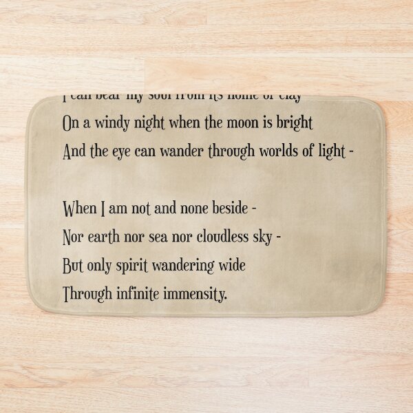Item preview, I'm happiest when most away - Emily Bronte Poem - Literature - Typography Print - Vintage designed and sold by Studio Grafiikka.