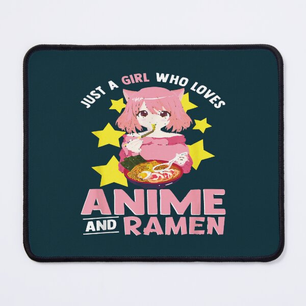 Item preview, Just A Girl Who Loves Anime and Ramen Bowl Japanese Noodles designed and sold by JaydonBurk0.