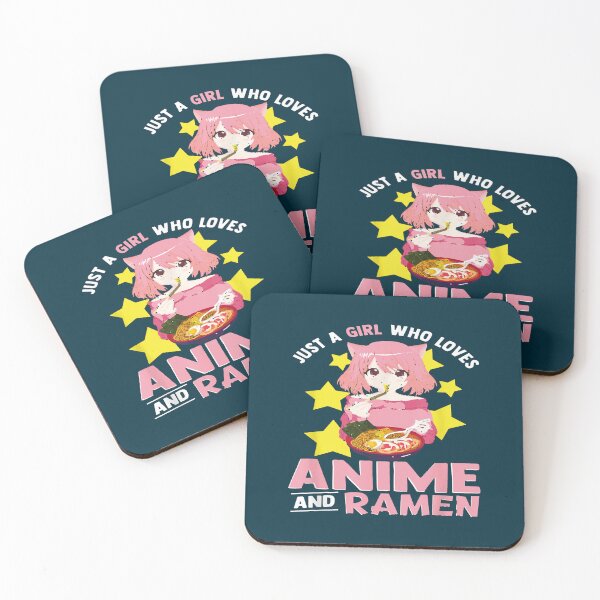 Item preview, Just A Girl Who Loves Anime and Ramen Bowl Japanese Noodles  designed and sold by JaydonBurk0.