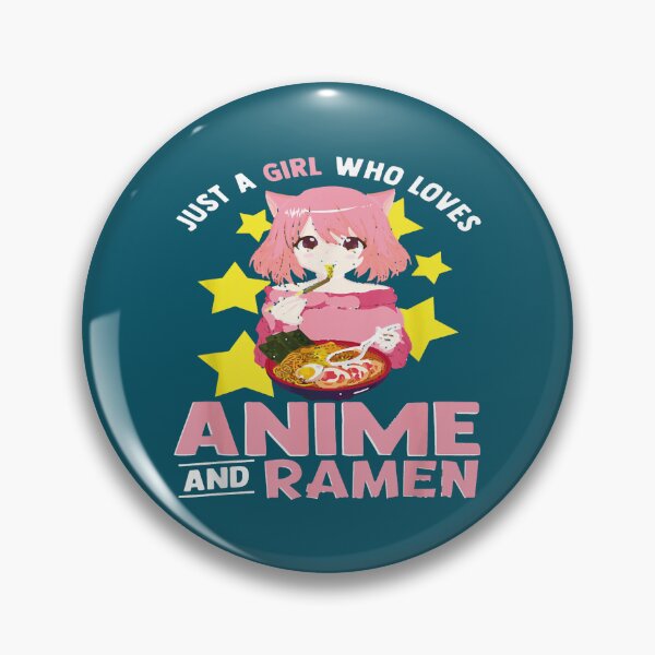 Item preview, Just A Girl Who Loves Anime and Ramen Bowl Japanese Noodles  designed and sold by JaydonBurk0.