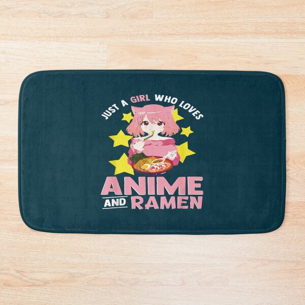 Item preview, Just A Girl Who Loves Anime and Ramen Bowl Japanese Noodles  designed and sold by JaydonBurk0.