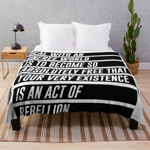 Item preview, Albert Camus Quote - Typographic Print - Minimalist, Motivational, Inspiring - Freedom designed and sold by Studio Grafiikka.