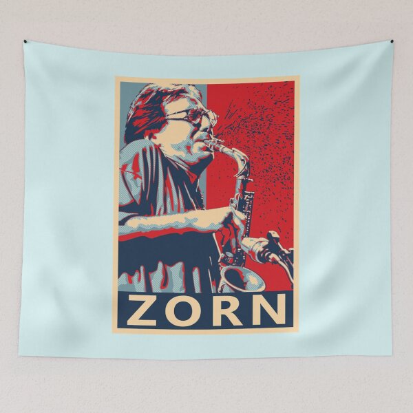 Artikelvorschau, John Zorn Hope Poster Die größten Musiker der Jazzgeschichte entworfen und verkauft von AbrahaGreen.