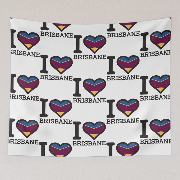 Item preview, I love Brisbane” Apparels, Merchandise, s, Leggings, Skirt, Mask, Apron, Eco BagT-S designed and sold by EastinHeisec.