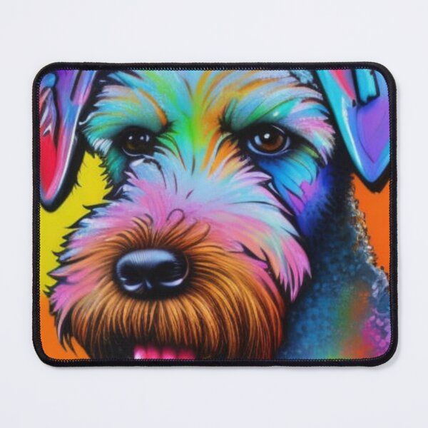 Item preview, Tired young Airedale terrier pup designed and sold by Petsarelove.