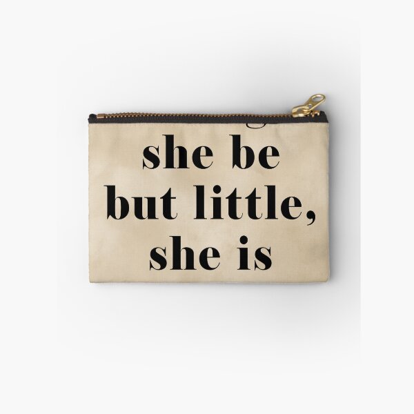Item preview, Though she be but little she is fierce, William Shakespeare Quote Literary Typography Print1 Vintage designed and sold by Studio Grafiikka.