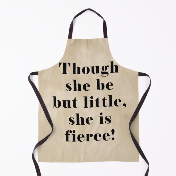 Item preview, Though she be but little she is fierce, William Shakespeare Quote Literary Typography Print1 Vintage designed and sold by Studio Grafiikka.
