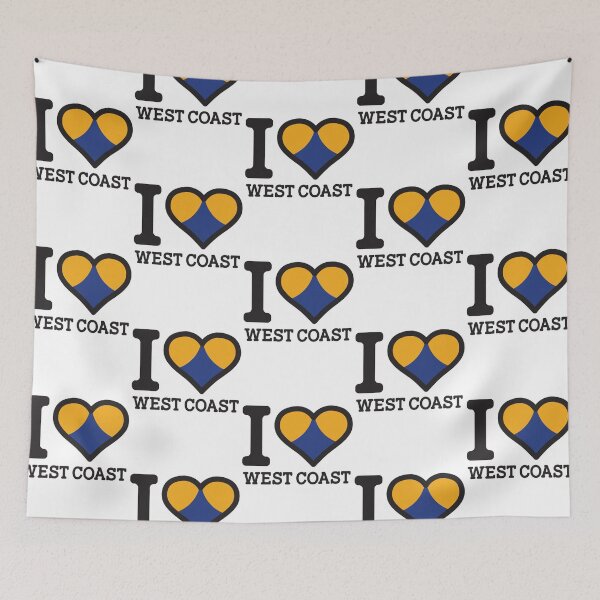 Item preview, I love West Coast” Apparels, Merchandise, s, Leggings, Skirt, Mask, Apron, Eco BagT designed and sold by EastinHeisec.