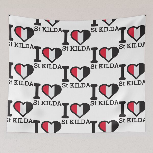 Item preview, I love St Kilda” AFL _amp_ AFLW Inspired Apparels, Merchandise, s, Leggings, Skirt, Mask, Ap designed and sold by EastinHeisec.