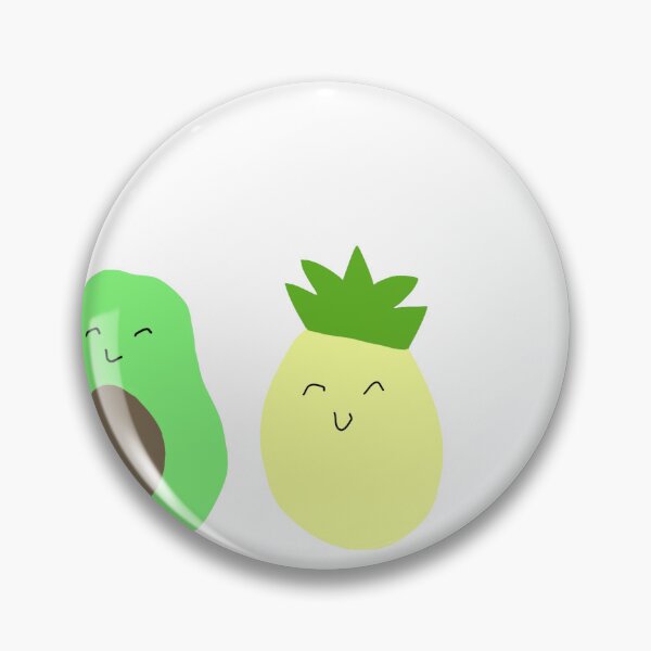 Item preview, Avocado and Pineapple Cute designed and sold by kmdesigns17.