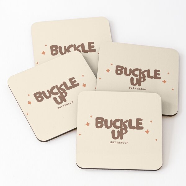 Artikelvorschau, „Buckle Up, Buttercup“ – Braun und Orange entworfen und verkauft von merevisionary.